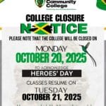 COLLEGE CLOSURE - Heroes' Day 2025